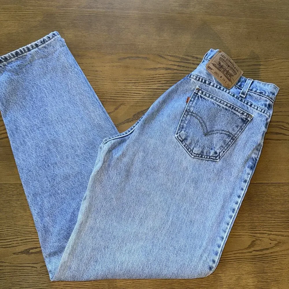Vintage 1996 Levi’s 560 Jeans Made USA Loose Fit Tapered W30 30.5L Killer Fading